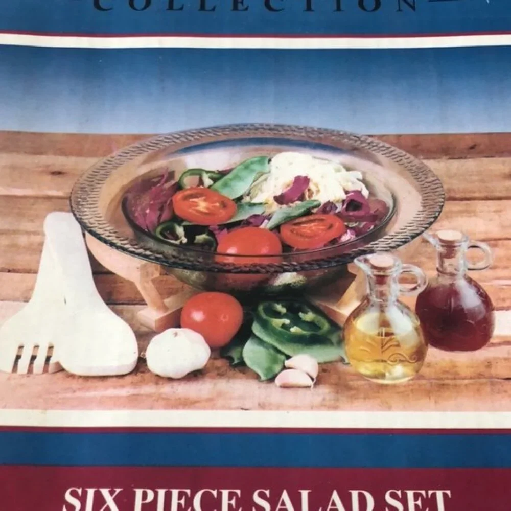 6 piece Salad Bowl Set in box